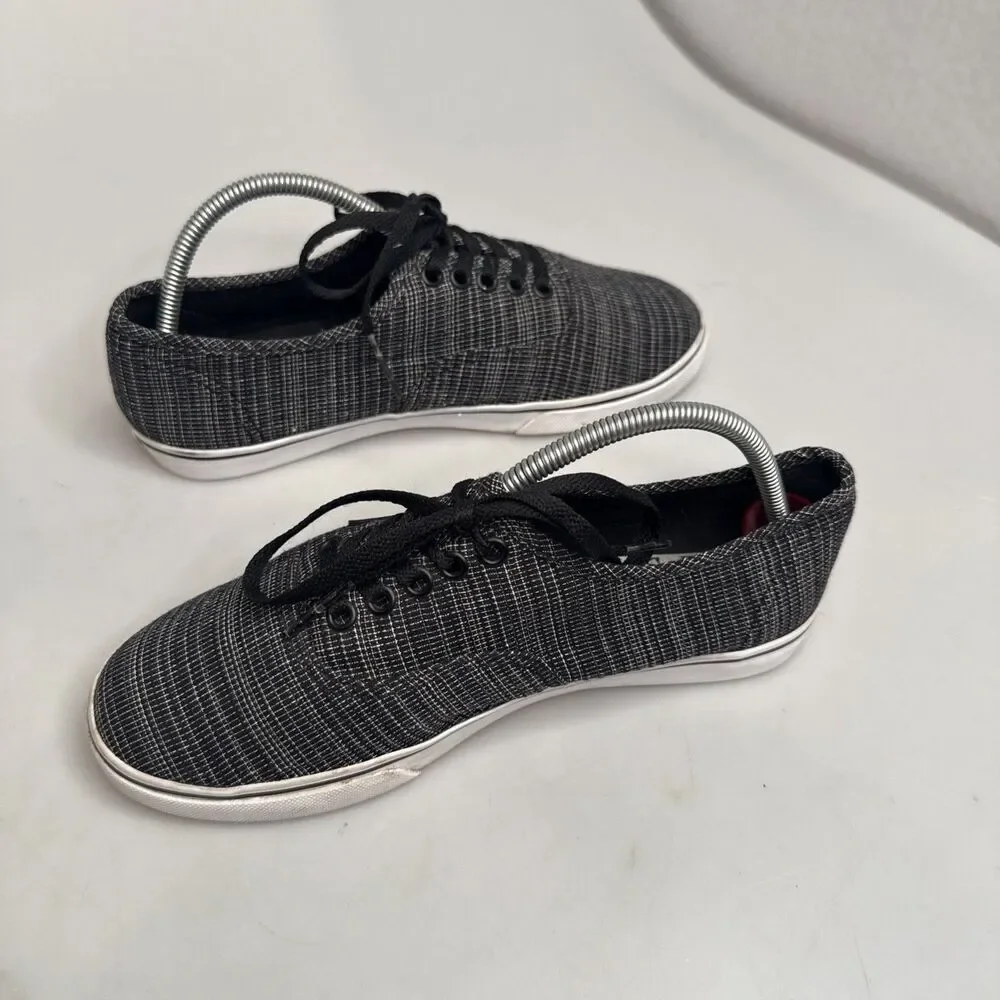 Vans Classic Knit Skate Sneakers Black Women’s 5 Men’s 3.5 Low Top Shoes EU 34.5